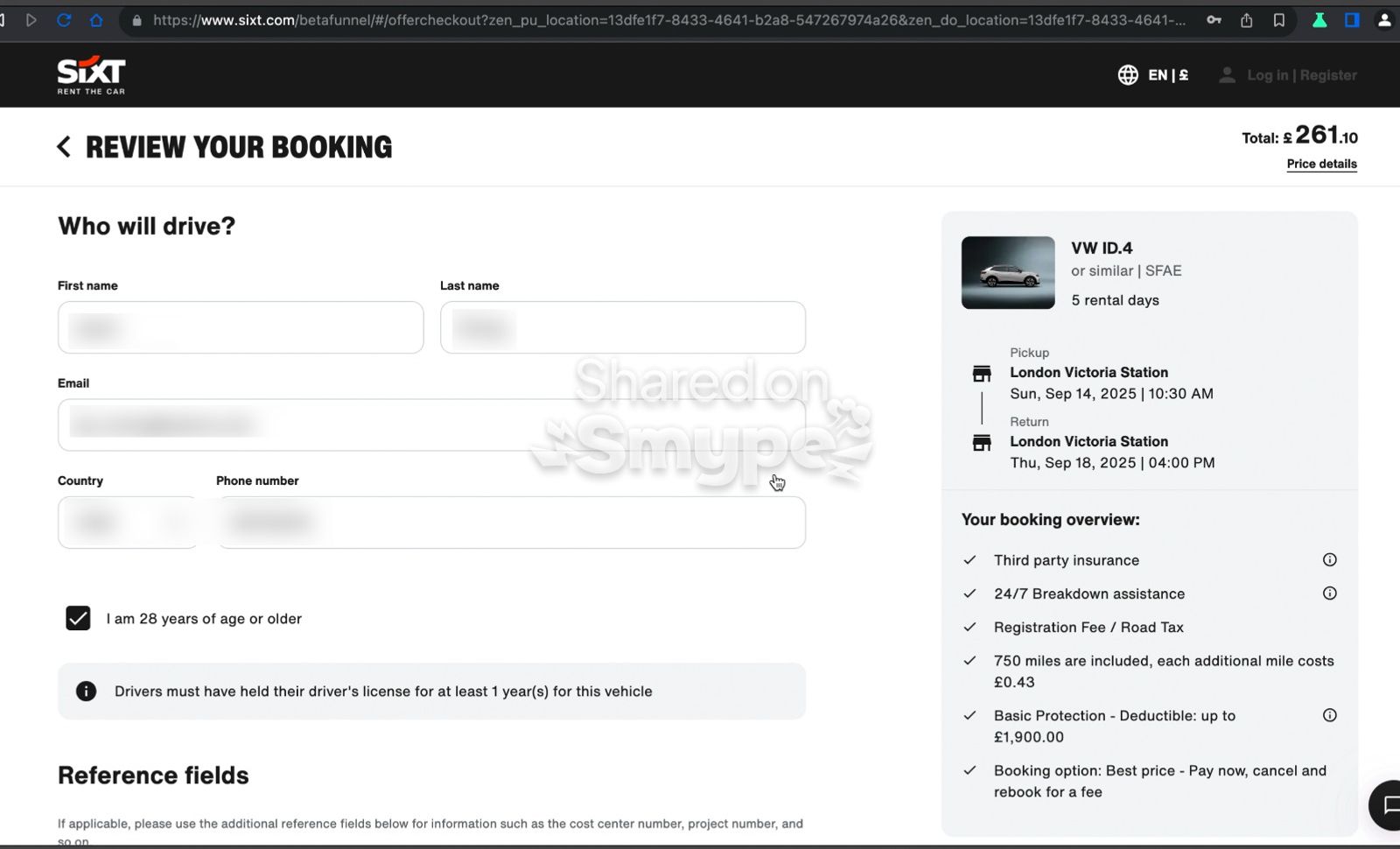 Image included in user post